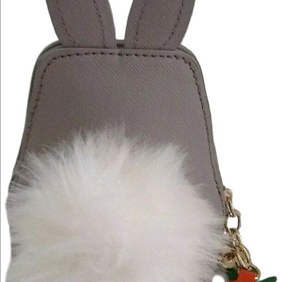 NWT Kate Spade “Hop to It”Leather Bunny Coin Purse - Picture 4 of 6